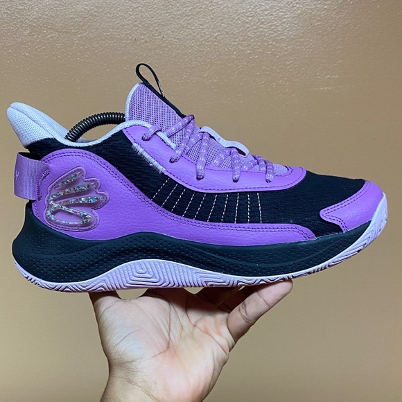 Under Armour Curry 3Z7 “Provence Purple Black” Size 9 - Picture 4 of 16